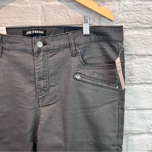 NWT Joe Fresh 32” Classic Slim Mid Rise Hurricane Grey Jeans WF8B146080 - Picture 6 of 12